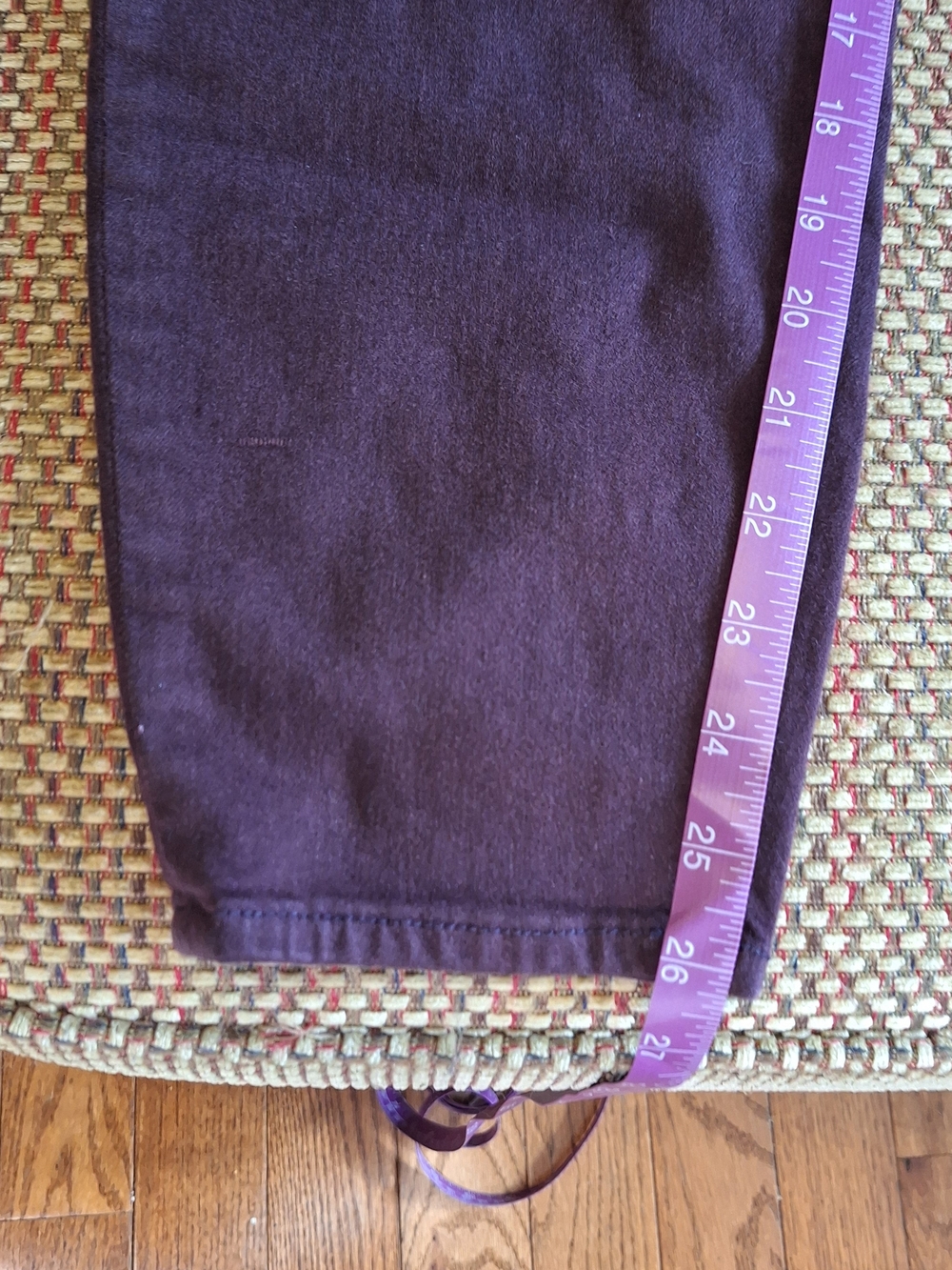 Kut from the Kloth Women's High Rise Ankle Skinny Jeans in Plum Eggplant - Picture 7 of 13